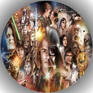 Tortenaufleger Geburtstag Party Tortenbild Fondant - Oblate Star Wars  P19 - Bild 1 von 1