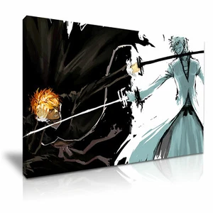 BLEACH Anime japanischer Manga moderner Leinwand-Wandkunstdruck ~ 5 Größen - Bild 1 von 12