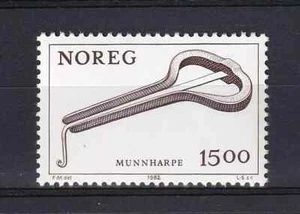 Norwegen 1982 Yvert 820 Basic Music Folklore postfrisch ss - Bild 1 von 1