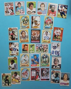 Ct/30 10 RC 1970s Topps + Tom Brady Walter Payton Terry Bradshaw + Auto NM-MT