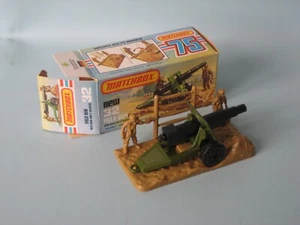 Pistola de campo Matchbox 32 Ejército Juguete Modelo Lesney Inglaterra - Imagen 1 de 3
