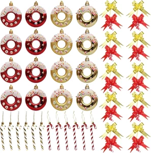 Zuckerstangen Weihnachten Deko,40 Stück Weihnachtsbaumschmuck, 20 x Weihnachtsba - Bild 1 von 7
