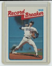 1989 Topps Orel Hershiser .  Los Angeles Dodgers #5