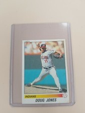 1990 Panini Album Stickers #63 Doug Jones Cleveland Indians Baseball Card