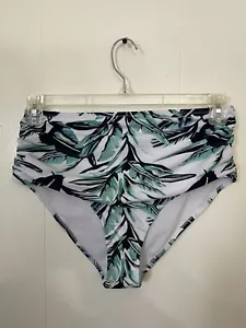Womans XL High Waisted Tropical Swimsuit Bottom NWOT - Picture 1 of 4