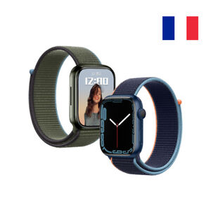  Bracelet Nylon pour Apple Watch 38/40/41mm 42/44/45mm Serie 7 6 5 4 3 2 1 SE