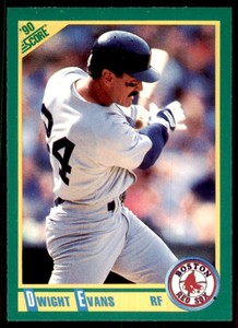 1990 Score Dwight Evans Baseball Cards #3