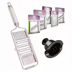 Ralladora de verduras Gigant de 4 posiciones con 5 insertos adicionales de acero inoxidable - Imagen 1 de 5