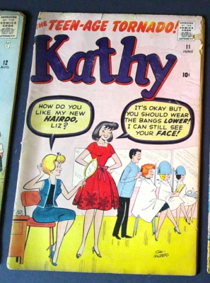 Kathy # 11 (June 1961 Atlas) Stan Goldberg Art and Stan Lee Stories, Pre-Marvel - Image 1 of 3