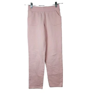 Athletic Works Sweatpants Pink Size 10 Large Pockets Tapered Leg Fleece Lined - Picture 1 of 8