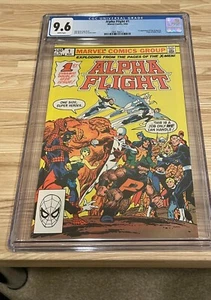 Alpha Flight 1 CGC 9.6 8/1983 John Byrne art 1st Marrina Puck White Pages - Bild 1 von 4
