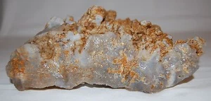 Raro espécimen natural áspero calcedonia ágata botrioidal azul de colección 2 lb. 2 oz. - Imagen 1 de 12