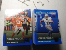 2017 donruss football complete your blue press proof set *PYC*