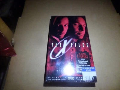 The X-Files Movie New Sealed VHS 1998 THX Vintage 20th Century Fox Watermark - Image 1 of 4