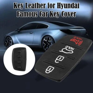 For Hyundai-Replacement Rubber Pad Fit For 4 Button Remote Key Black. Fob V1Y5 - Picture 1 of 11