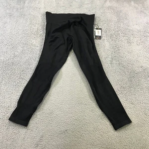 TOMMIE COPPER Pants Womens Extra Large XL Seamless Leggings Black GYm Training - Picture 1 of 9