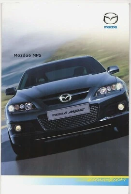 Mazda 6 MPS 2.3 Turbo 4WD 2006-07 UK Market Sales Brochure - Image 1 of 2