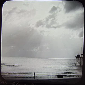 Linterna Mágica de Vidrio Diapositiva Nubes Dispersión C1890 Foto Estudio Naturaleza - Imagen 1 de 2