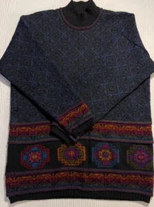 Peruvian Connection Luxury Sweater Women's XL 100% Alpaca Pullover Artisan - Picture 1 of 7