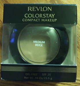Revlon Color Stay Compact Make-up mittelbeige ölfrei reibt Schwamm nicht ab inkl. - Bild 1 von 5