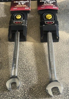 GEARWRENCH Ratcheting /Geared Combination Spanners Open&Ring Wrench 3/8” & 7/16” - image 1 of 3