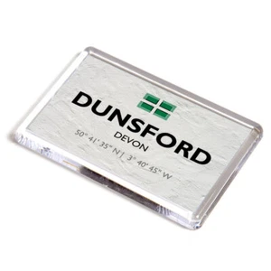 FRIDGE MAGNET - Dunsford, Devon - Lat/Long SX8189 - Picture 1 of 1