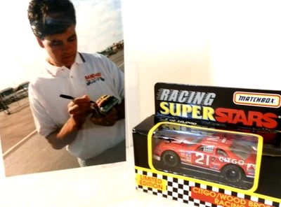 Matchbox Racing SuperStars Autografiado Michael Waltrip 1996 Ford T-Bird Citgo Foto 1 de 4