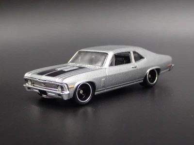 1970 70 Chevy Chevrolet Nova Ss 1:64 Scala da Collezione Diorama Modellino Auto - Immagine 1 di 4