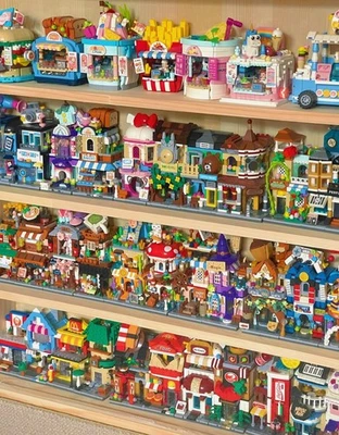 LOZ Mini Blocks Street Stores House Building Blocks Set Bricks Toys for Kid - Image 1 of 4