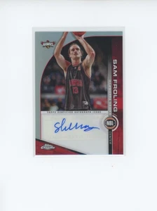 2024 Topps Chrome NBL Sam Froling #A-SF Silver Refractor Auto Autograph Hawks - Bild 1 von 2