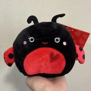 NUEVO CON ETIQUETAS 5" Squishmallows Trudy The Ladybug Peluche 2022 Día de San Valentín Canadiense - Imagen 1 de 3