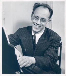 1949 Rudolph Serkin Pianist Nicollet Hotel Concert Press Photo 8X9 - Picture 1 of 2
