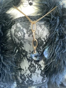 Swarovski Crusting/ros Necklace 40cm Brand New In Box - Picture 1 of 8