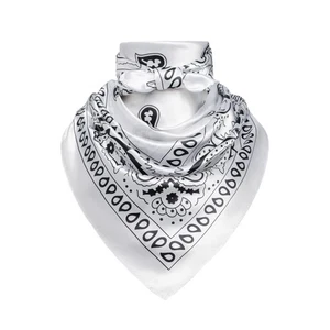 Bufanda vaquera de seda de 35" para hombre de gran tamaño bandana occidental prendas para el cuello cuadradas grandes - Imagen 1 de 7