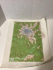 Topographische Karte - Mt Rainier Washington Quadrangle - USGS 1924 - 21 x 17 - Bild 1 von 8