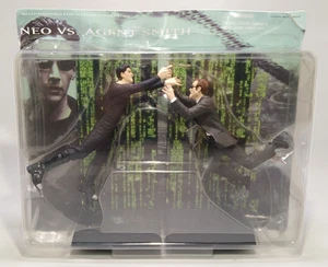 The Matrix Neo vs. Agent Smith Figure Set Sealed N2 Toys 2000 NIP - Picture 1 of 4