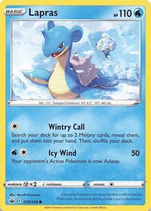 Lapras Common Normal SWSH06: Chilling Reign 029/198 NM - Bild 1 von 2