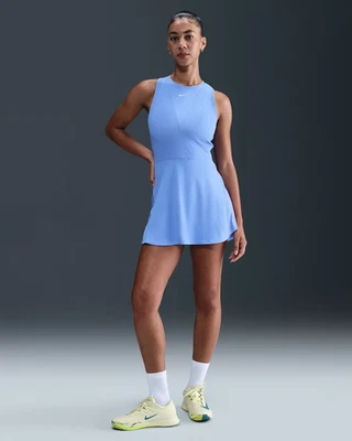 $130 NUEVO Vestido Tenis Nike Court Slam US OPEN Para Mujer Dri-FIT HJ8296-494 Mediano Foto 1 de 4