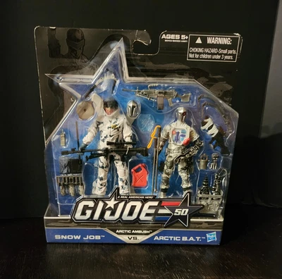 Snow Job Arctic B.A.T. Ambush BAT G.I. JOE COBRA 50th Anniversary MOC #2 - Image 1 of 2