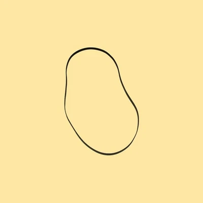 BLACKREEL Correa de transmisión para tocadiscos ERA 444