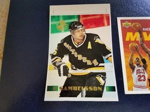Ulf Samuelsson Penguins 1995 TSC Topps Stadium Club Members Only White Strip - Picture 1 of 2