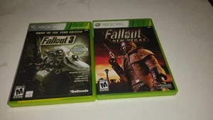 Xbox 360 Game bundle Fallout for Xbox 360.  Fallout New Vegas, Fallout 3 Hits  - Picture 1 of 19