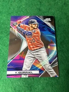 2022 Topps Cosmic Chrome #70 Yuli Gurriel Houston Astros Baseball Card - Picture 1 of 6