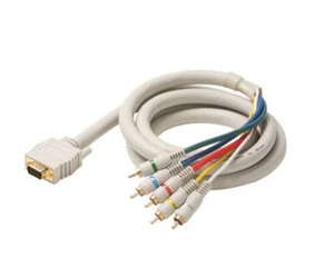 Steren 12ft VGA-5RCA RGB H/V Component Video Cable - Picture 1 of 1