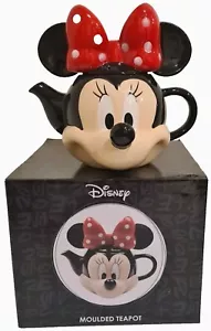 RARE MINNIE MOUSE 3D HEAD TEAPOT DISNEY GIFT& FREE TEAPOT INFUSER LAST ONE! - Picture 1 of 21