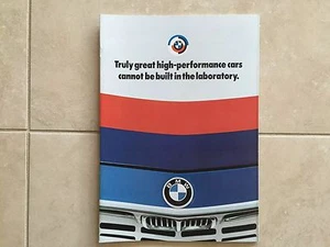 NEW BMW Motorsport Brochure. 1977. M, 2002, 3.0 CSL, Racing, Rare Catalog. - Picture 1 of 10