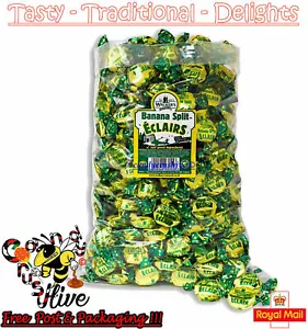 Walkers Nonsuch Banana Split Eclairs Wrapped Sweets Pick N Mix Favours Party - Picture 1 of 1