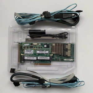 HP 631670-B21 Smart Array P420/1GB 6Gb 2P Controller Card Battery + 2* 8087 SATA - Picture 1 of 6