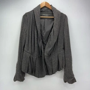 Allsaints Strickjacke Damengröße 10 grau Wolle-Kaschmir-Mischung Klytie Jacke - Bild 1 von 13