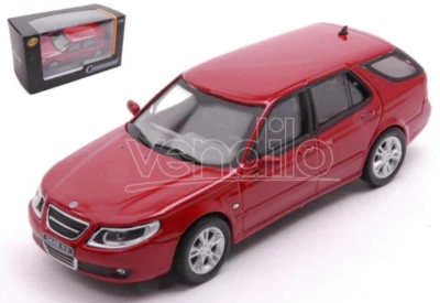 wonderful diecast modelcar 1/43 SAAB 9.5 AERO COMBI 1998 - red - lim.ed. - Image 1 of 3